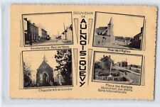 Belgique - AULNOIS QUEVY (Hainaut) Rue de l'Eglise - Gendarmerie rue de Mons - P