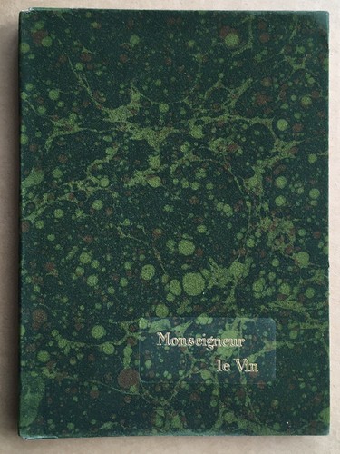 Livre monseigneur vin ets - monseigneur,