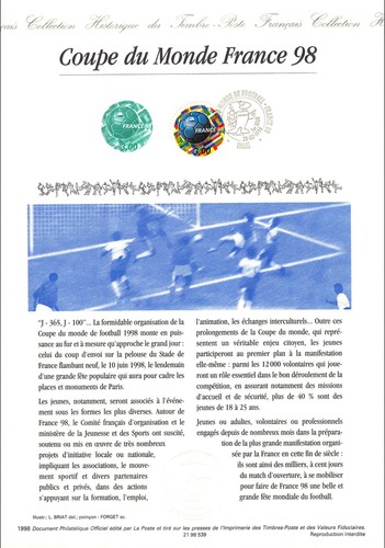 Document officiel 1998 coupe - document,