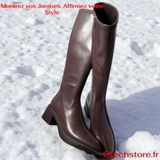 Bottes genou hautes femme - bottes,