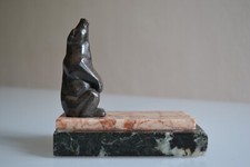 Ours art déco en régule