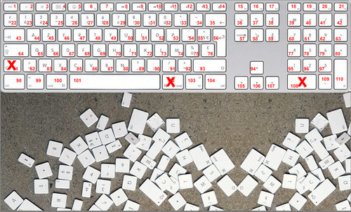 Touche clavier usb filiare - usb,