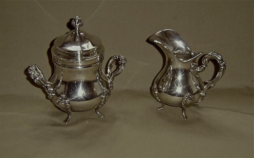Grands sucrier couvert pot - sucrier, et