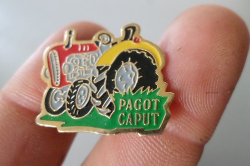 Pin broche badge pagot caput - s,