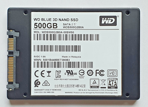 Disque dur 500 sata - 500, western