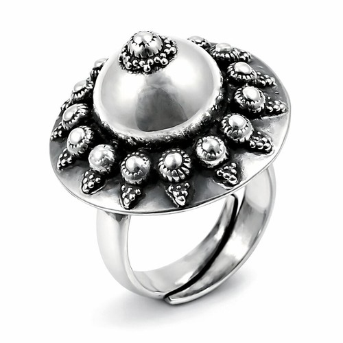 Bague cocktail ajustable - cocktail, en