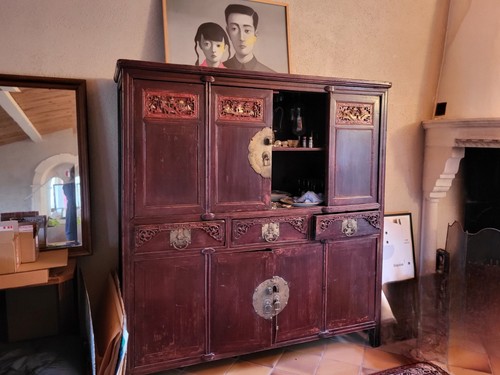Armoire chinoise ancienne - , en