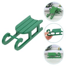  Décor de traîneau en bois