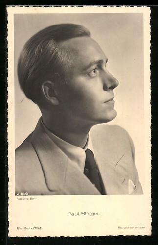 Carte postale acteur paul - postale,