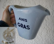 ancien pichet a eau ANIS GRAS par MOULINS DES LOUPS ORCHIES