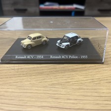 Collection Atlas Coffret Duo Renault 4CV + 4CV Police 1:87
