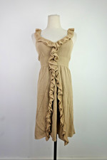 VALENTINO Beige Robe Midi Sans