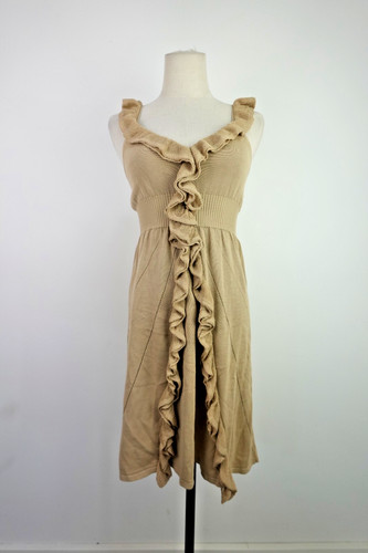 Valentino beige robe midi sans - robe,