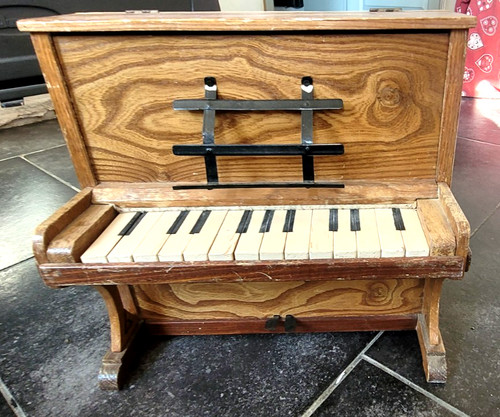 Antique toy piano - antique, folk