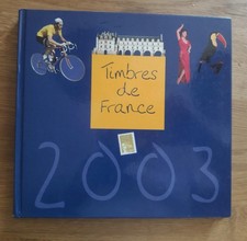 LIVRE DES TIMBRES DE FRANCE LA POSTE 2003