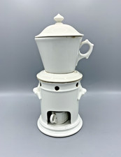 Tisanière ancienne Mandavy de Mavaleix Limoges – porcelaine blanche complet 