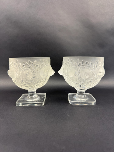 Lalique paire vases - paire,