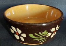 Plat terre cuite vernissée