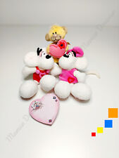 Lot Peluches Diddlina Diddl Pimboli Coeur Rose Post-it Saint Valentin - Diddl