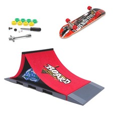 Rampes de Skatepark Skate Park Kit Rampe de Touche avec Mini Finger Skateboar...