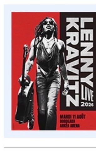 Billet ticket concert lenny - ticket, de