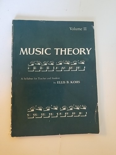 Music theory vol by ellis - music,