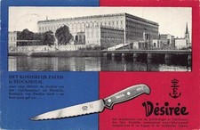 SVERIGE Sweden - Advertising postcard for Désirée, swedish knives - Publ. Désiré