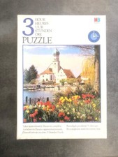 Puzzle MB vintage 3 heures Tulipes 300 pièces 3076.23 complet