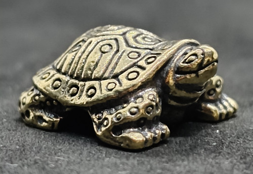 Tortue miniature bronze - tortue,