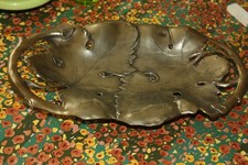 Plateau  bronze doré