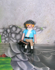 LOT FIGURINE ACCESSOIRE PLAYMOBIL PERSONNAGE LE JOURNALISTE TINTIN