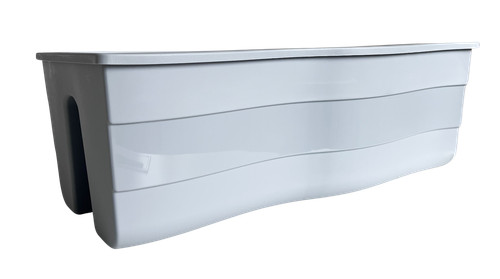 Bacs fleurs gris 60 - bacs,