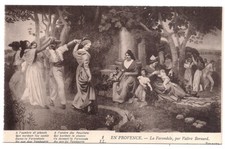 en provence , la farandole , par valère bernard