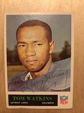 Tom Watkins Autograph Signed