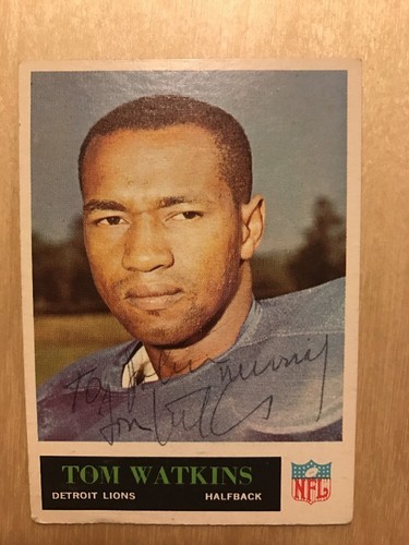 Tom watkins autograph signed - watkins,
