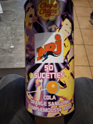 Boite sucette chupa chups nrj - sucette,