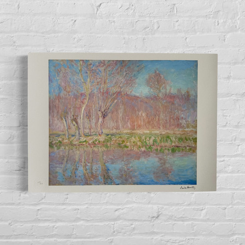Claude monet arbres bord de - monet,