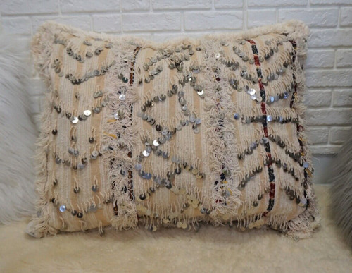 Huge moroccan vintage handira - vintage,