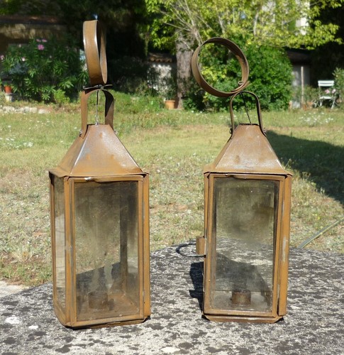 Lanternes bougie fer - bougie, en