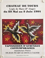 Affiche Tapisserie JEAN PICART LE DOUX 1984 Exposition Château de Tours