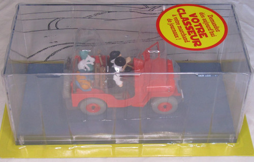 Voiture tintin la jeep - tintin,