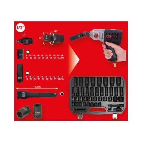 Coffret douilles chocs - de, à