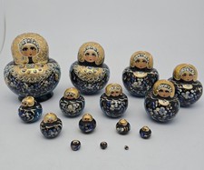 15 Poupées Russe Ukraine bois peintent MATRIOCHKA