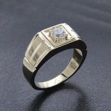 Bague pour homme en or jaune