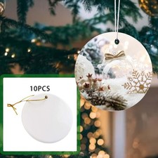 10 pièces Sublimation cercle