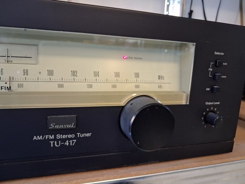 Sansui 417 tuner tested - tu-417,