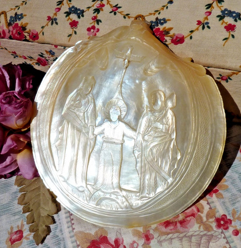 Ancien coquillage nacre - ancien, en