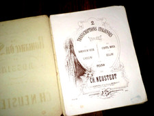 romance du saule de Rossini transcription italienne pour piano Op.19 Neustedt