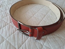 Véritable ceinture Longchamp couleur cognac rouille orange comme neuve