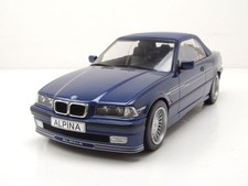 BMW Alpina B3 3.2 Cabriolet E36 1996 Bleu Metallic Modellauto 1:18 MCG